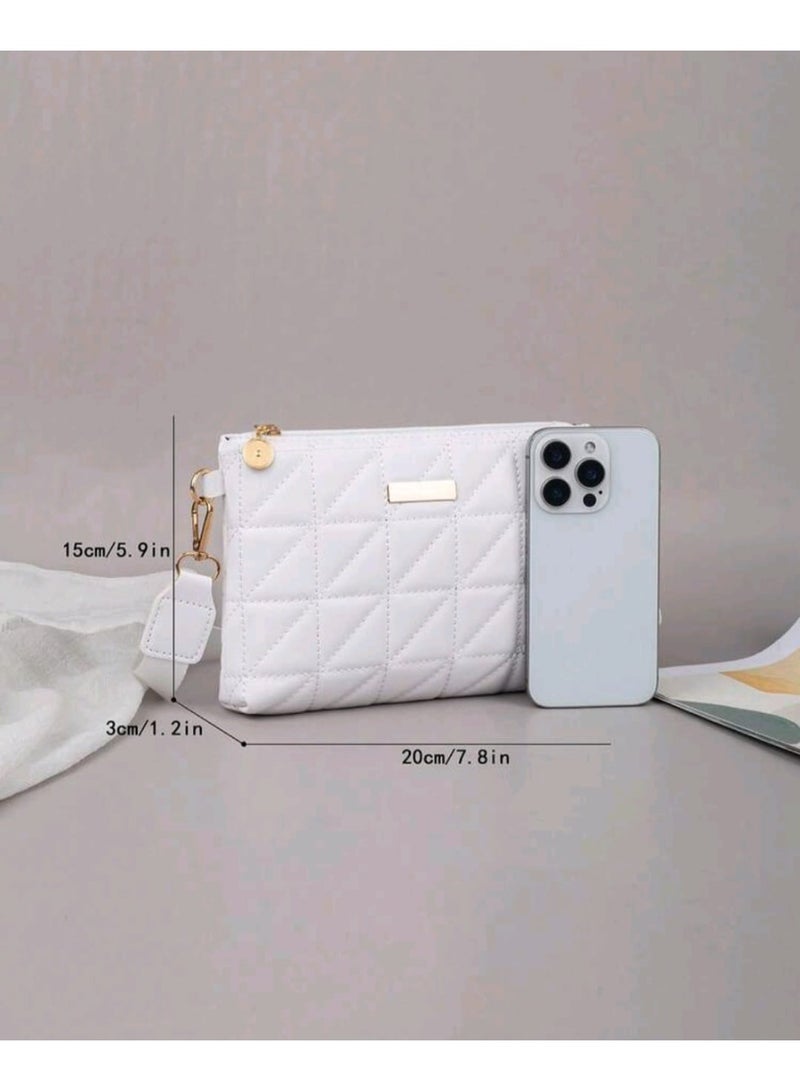 Shein Women's Fashion Topstitching Crossbody Bag, Shoulder Bag, Clutch, Envelope Bag, - Image 3